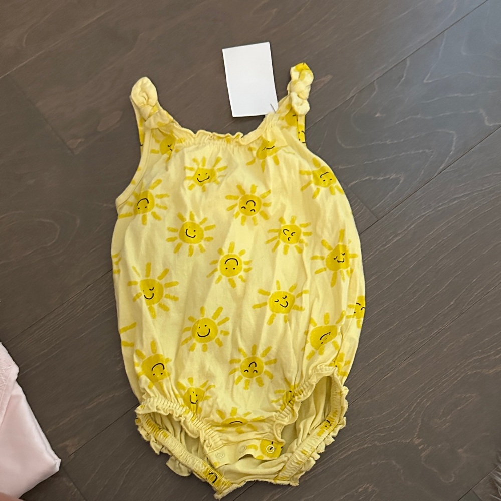 Old Navy Yellow Sun Print Kids One Piece